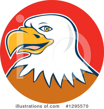 Royalty-Free (RF) Bald Eagle Clipart Illustration by patrimonio - Stock Sample #1295570