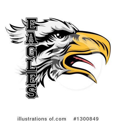 American Eagle Clipart #1300849 by AtStockIllustration