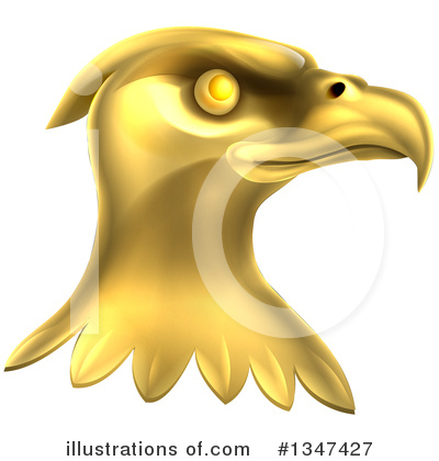 Bald Eagle Clipart #1347427 by AtStockIllustration