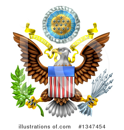 Eagle Clipart #1347454 by AtStockIllustration