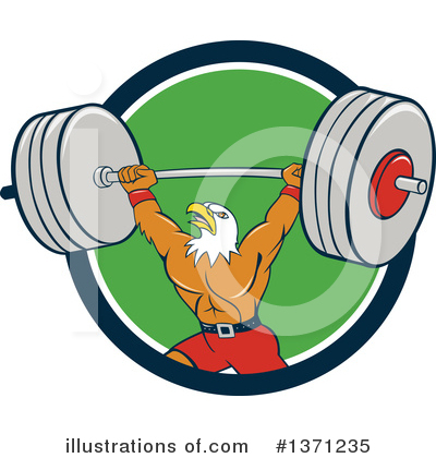 Royalty-Free (RF) Bald Eagle Clipart Illustration by patrimonio - Stock Sample #1371235