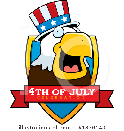 Royalty-Free (RF) Bald Eagle Clipart Illustration by Cory Thoman - Stock Sample #1376143
