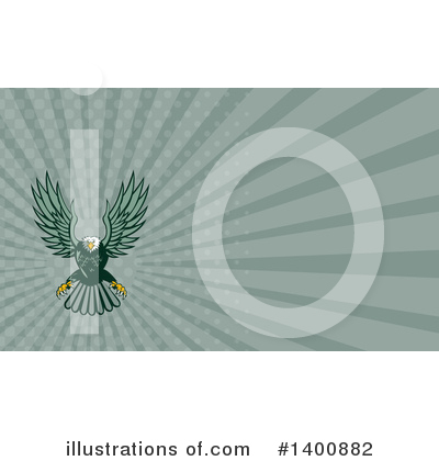 Royalty-Free (RF) Bald Eagle Clipart Illustration by patrimonio - Stock Sample #1400882