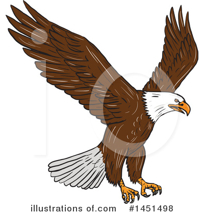 Eagle Clipart #1451498 by patrimonio