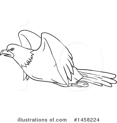 Royalty-Free (RF) Bald Eagle Clipart Illustration by patrimonio - Stock Sample #1458224
