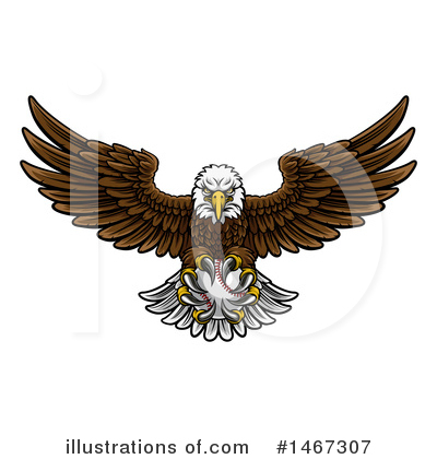 Royalty-Free (RF) Bald Eagle Clipart Illustration by AtStockIllustration - Stock Sample #1467307