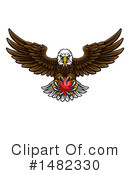 Bald Eagle Clipart #1482330 by AtStockIllustration