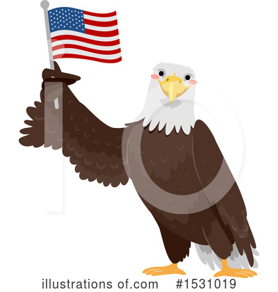 American Flag Clipart #1531019 by BNP Design Studio