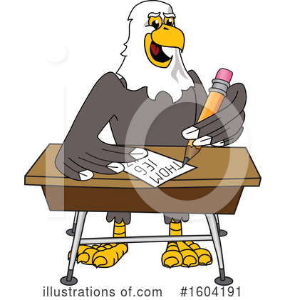 Bald Eagle Character Clipart #1604191 by Toons4Biz