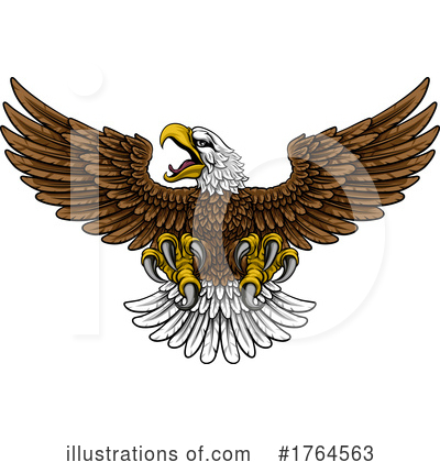Royalty-Free (RF) Bald Eagle Clipart Illustration by AtStockIllustration - Stock Sample #1764563