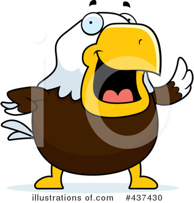Royalty-Free (RF) Bald Eagle Clipart Illustration by Cory Thoman - Stock Sample #437430
