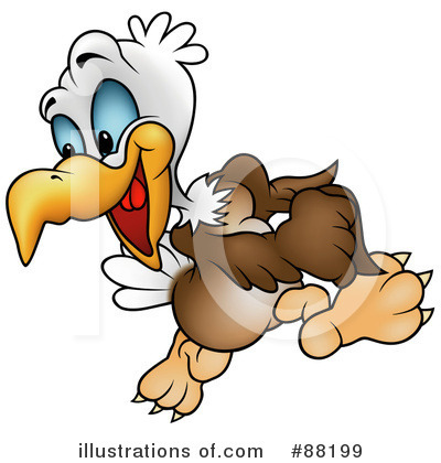 Royalty-Free (RF) Bald Eagle Clipart Illustration by dero - Stock Sample #88199