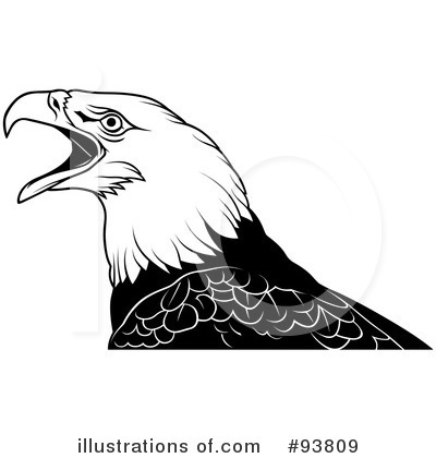 Royalty-Free (RF) Bald Eagle Clipart Illustration by dero - Stock Sample #93809