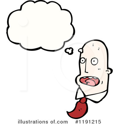 Royalty-Free (RF) Bald Man Clipart Illustration by lineartestpilot - Stock Sample #1191215