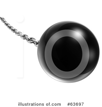 Royalty-Free (RF) Ball And Chain Clipart Illustration by Tonis Pan - Stock Sample #63697