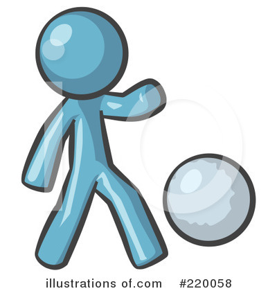 Kick Ball Clipart #220058 by Leo Blanchette