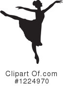 Ballerina Clipart #1224970 by Johnny Sajem