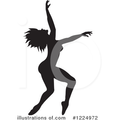 Royalty-Free (RF) Ballerina Clipart Illustration by Johnny Sajem - Stock Sample #1224972