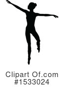 Ballerina Clipart #1533024 by AtStockIllustration