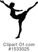 Ballerina Clipart #1533025 by AtStockIllustration