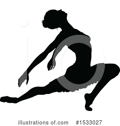 Royalty-Free (RF) Ballerina Clipart Illustration by AtStockIllustration - Stock Sample #1533027