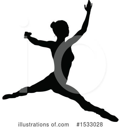Royalty-Free (RF) Ballerina Clipart Illustration by AtStockIllustration - Stock Sample #1533028