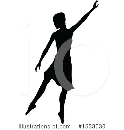 Royalty-Free (RF) Ballerina Clipart Illustration by AtStockIllustration - Stock Sample #1533030