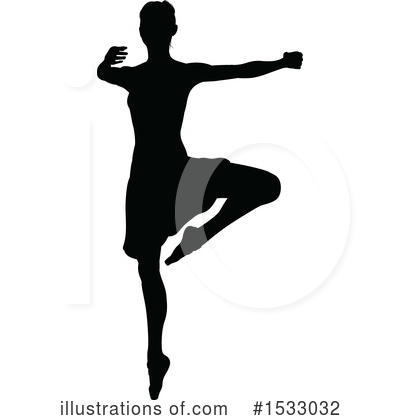 Royalty-Free (RF) Ballerina Clipart Illustration by AtStockIllustration - Stock Sample #1533032