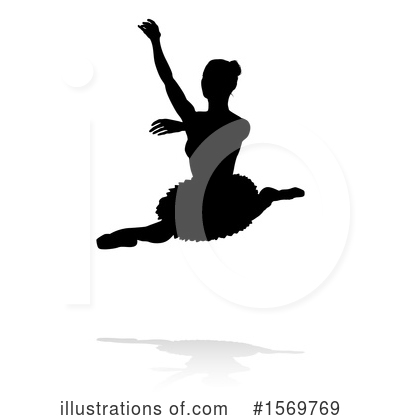 Royalty-Free (RF) Ballerina Clipart Illustration by AtStockIllustration - Stock Sample #1569769