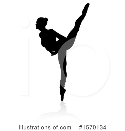 Royalty-Free (RF) Ballerina Clipart Illustration by AtStockIllustration - Stock Sample #1570134