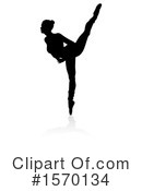 Ballerina Clipart #1570134 by AtStockIllustration