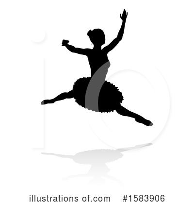 Royalty-Free (RF) Ballerina Clipart Illustration by AtStockIllustration - Stock Sample #1583906