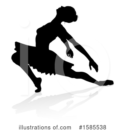 Royalty-Free (RF) Ballerina Clipart Illustration by AtStockIllustration - Stock Sample #1585538