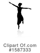 Ballerina Clipart #1587333 by AtStockIllustration