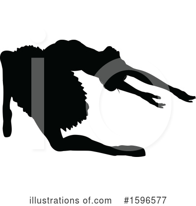 Ballerina Clipart #1596577 by AtStockIllustration
