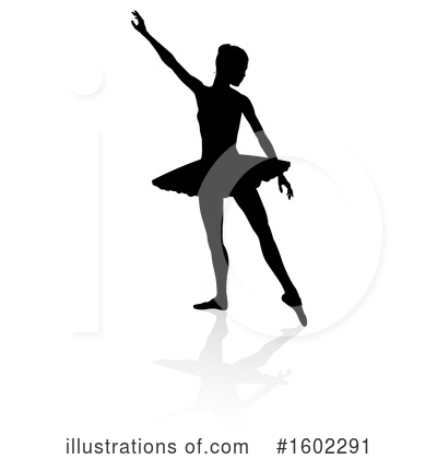 Royalty-Free (RF) Ballerina Clipart Illustration by AtStockIllustration - Stock Sample #1602291
