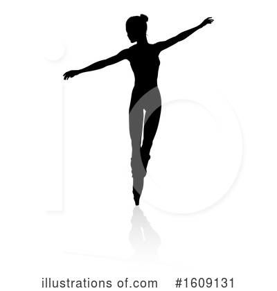 Royalty-Free (RF) Ballerina Clipart Illustration by AtStockIllustration - Stock Sample #1609131