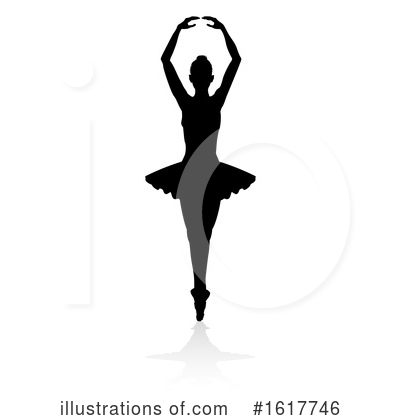 Royalty-Free (RF) Ballerina Clipart Illustration by AtStockIllustration - Stock Sample #1617746