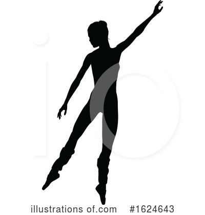 Royalty-Free (RF) Ballerina Clipart Illustration by AtStockIllustration - Stock Sample #1624643