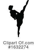 Ballerina Clipart #1632274 by AtStockIllustration