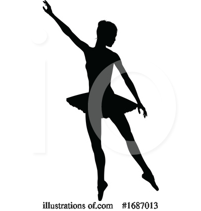 Royalty-Free (RF) Ballerina Clipart Illustration by AtStockIllustration - Stock Sample #1687013