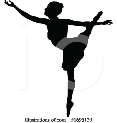 Royalty-Free (RF) Ballerina Clipart Illustration by AtStockIllustration - Stock Sample #1695129