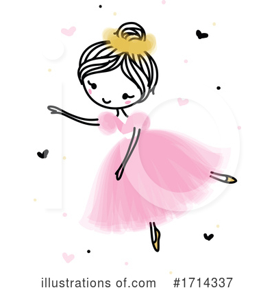 Royalty-Free (RF) Ballerina Clipart Illustration by elena - Stock Sample #1714337
