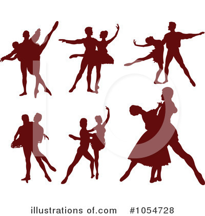 Royalty-Free (RF) Ballet Clipart Illustration by Pushkin - Stock Sample #1054728