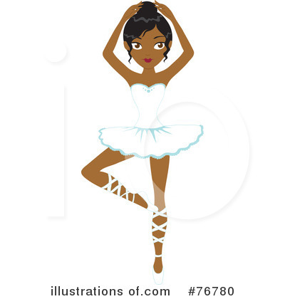 Royalty-Free (RF) Ballet Clipart Illustration by Rosie Piter - Stock Sample #76780