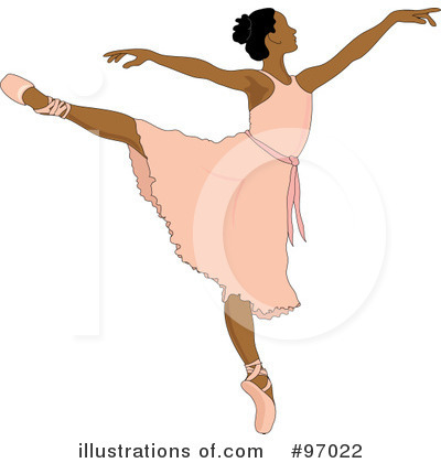 Royalty-Free (RF) Ballet Clipart Illustration by Pams Clipart - Stock Sample #97022