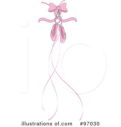 Ballet Slippers Clipart #97030 by Pams Clipart