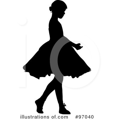 Royalty-Free (RF) Ballet Clipart Illustration by Pams Clipart - Stock Sample #97040