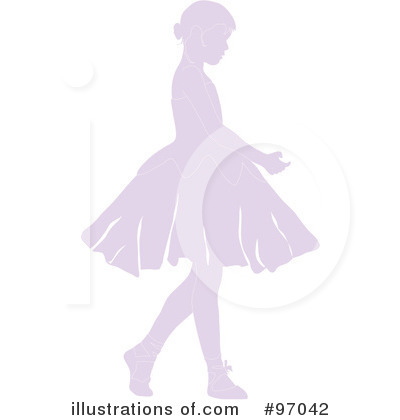 Royalty-Free (RF) Ballet Clipart Illustration by Pams Clipart - Stock Sample #97042