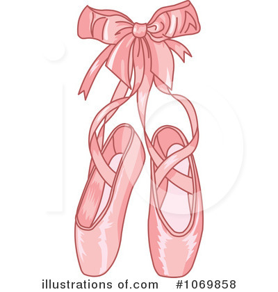 Ballet Slippers Clipart #1069858 by Pushkin